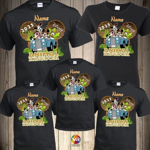 Animal Kingdom Safari Disney Family Shirts Disney Trip Shirts for Family Disney Trip Matching Custom Personalized Family Vacation 2025