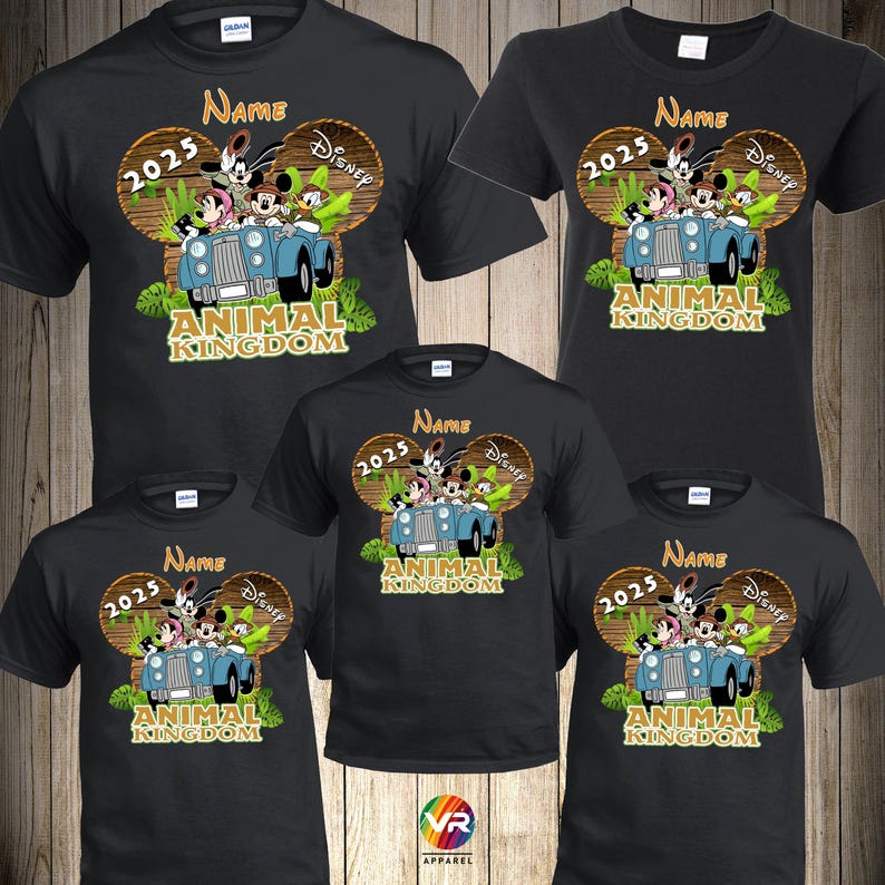 Animal Kingdom Safari Disney Family Shirts Disney Trip Shirts for Family Disney Trip Matching Custom Personalized Family Vacation 2025