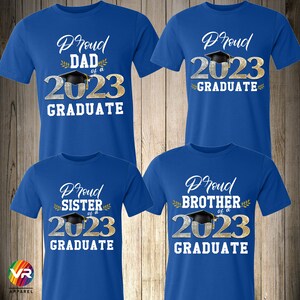 Graduation Family Shirts Matching Proud Graduate Shirt Prom - Etsy