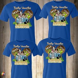 Animal Kingdom Safari Disney Family Shirts Disney Trip Shirts for Family Disney Trip Matching Custom Personalized Family Vacation 2025