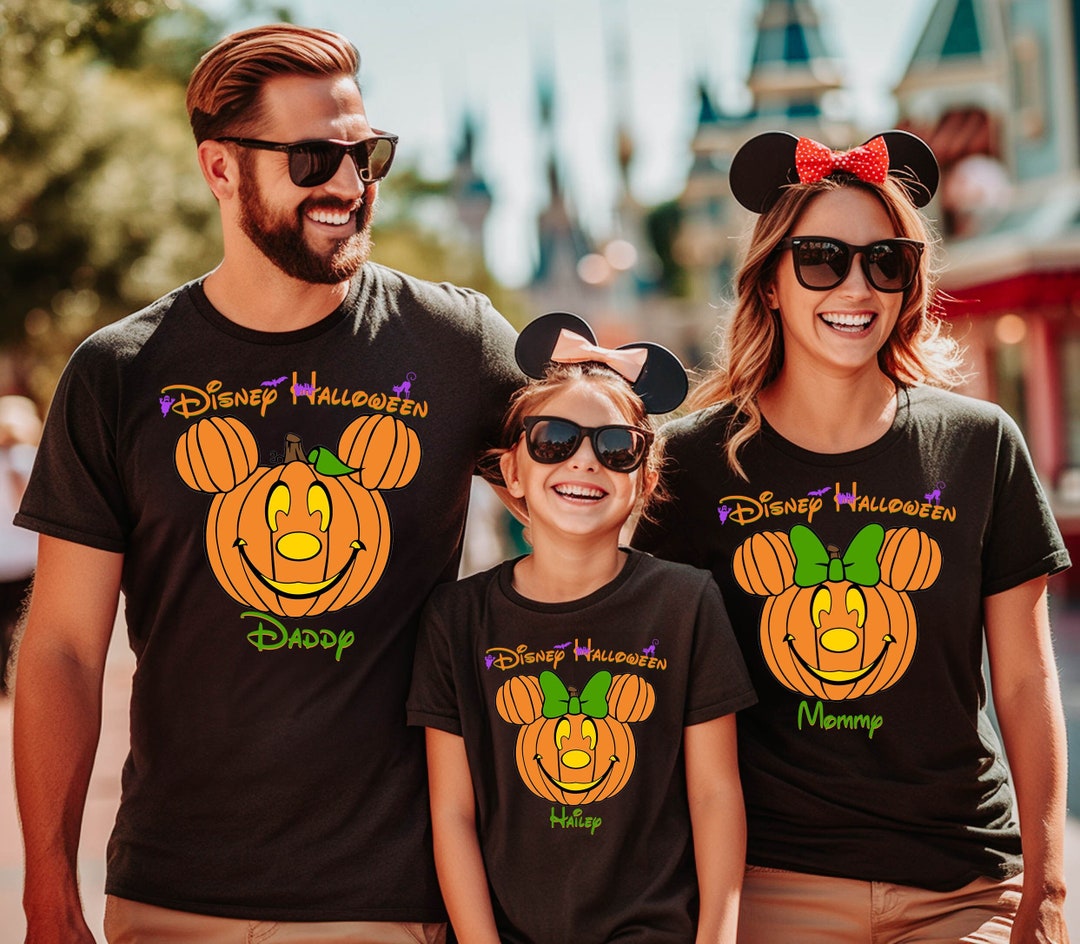 Halloween Family Shirts Disney Matching Family Personalized Thanksgiving  Shirts Pumpkin Disney Family Trip Personalized Disneyworld 2024