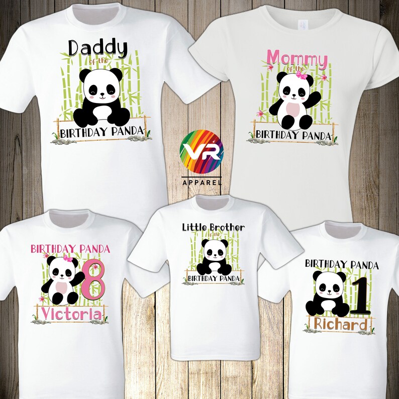 Family panda tee Clearance