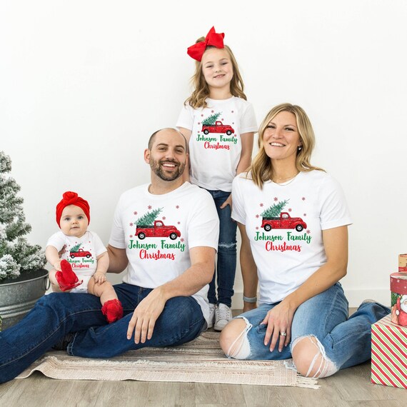 Christmas matching family shirts sale