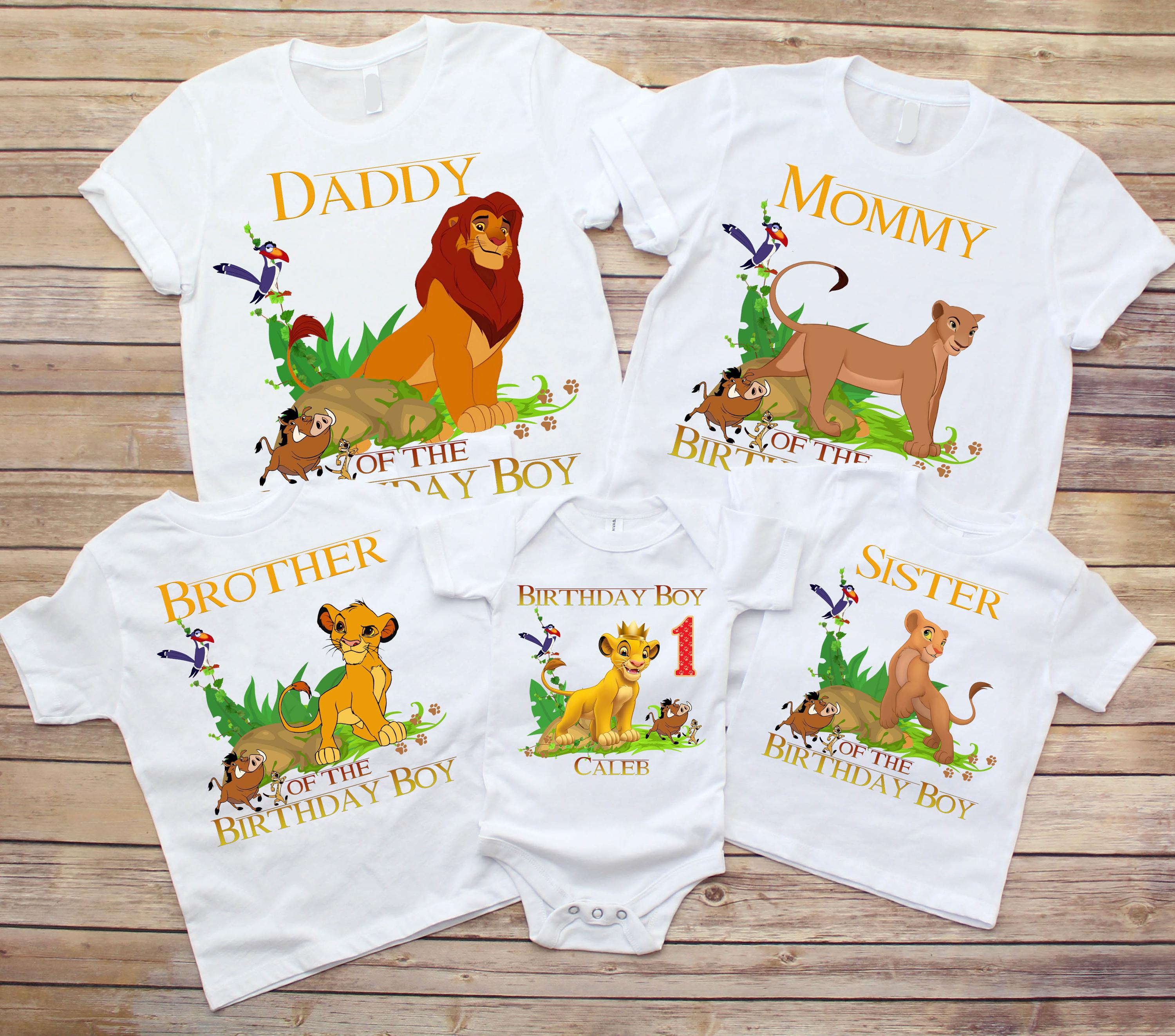 Lion King Birthday Shirt