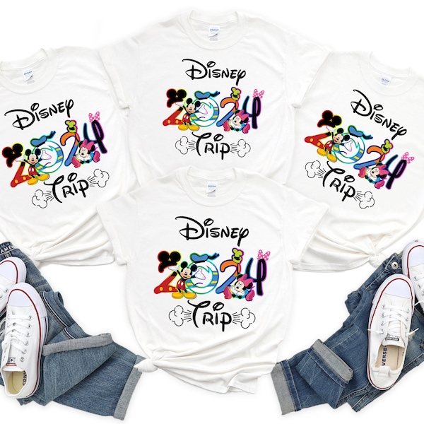 Disney Family Shirts Disney Trip Shirts for Family Disney Trip Matching Custom Personalized Shirts Family Vacation Walt Disney Disneyland