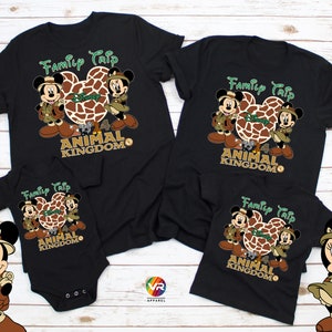 Animal Kingdom Safari Family shirts, Disney Mickey Minnie safari mode, couple shirt, Disney Safari couple shirts, Disney Trip, Vacation 2024