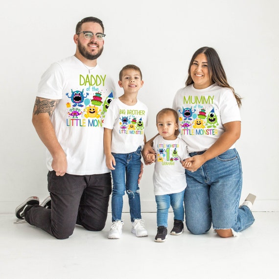Brother Of The Little Monster Birthday Family Monster Shirts Brother Of The Little Monster Birthday Family Monster Shirts