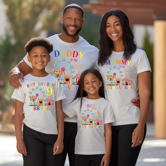 Circus Birthday Shirt | Birthday Kids Father Carnival Shirt Circus Birthday Shirt | Birthday Kids Father Carnival Shirt
