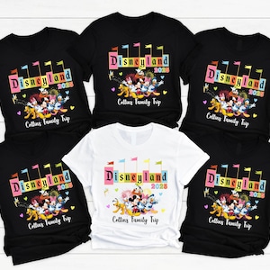 Disney Family Shirts Disneyland Trip Shirts for Family Disney Trip Matching Custom Personalized Shirts Family Vacation 2025 Mom Dad Squad
