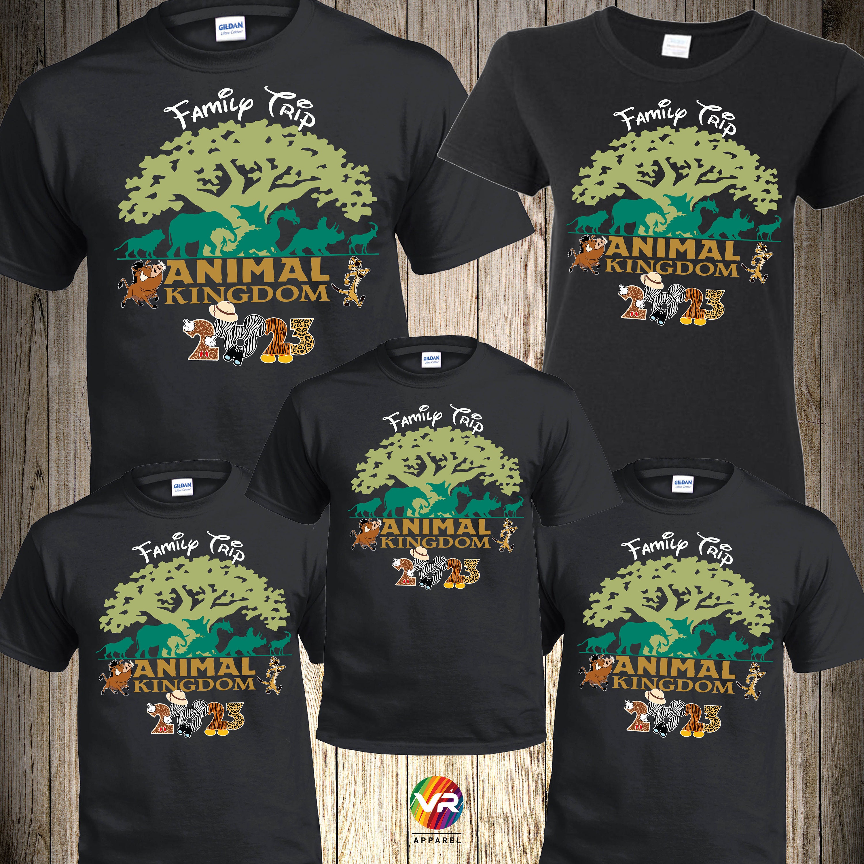 Discover Disney Family Shirts Disney Trip Shirts for Family Disney Trip Matching Custom Personalized Shirts Family Vacation Animal Kingdom