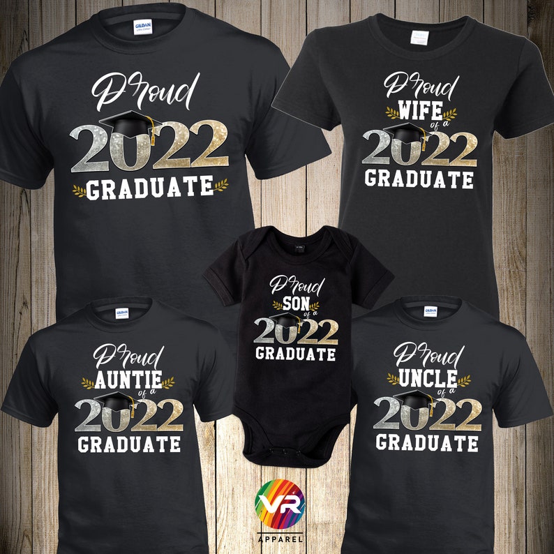 Graduation Family Shirts Matching Proud Graduate Shirt Prom - Etsy