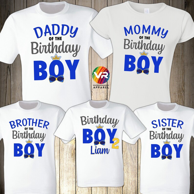 Birthday Boy Family Shirts Birthday Shirts for Family Etsy