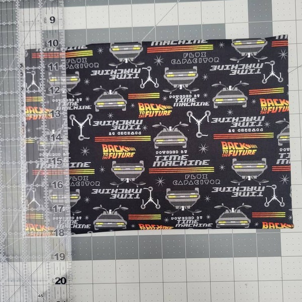 Back to the Future Flux Capacitor Cotton Fabric - 1/4 yard