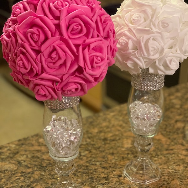 Flower Ball Centerpiece Etsy