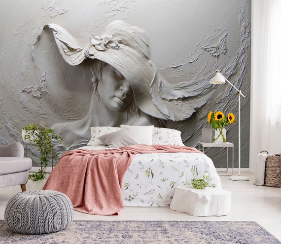 Buy 123x87312x219cm Sculpture Woman 808 Wallpaper Mural Self Adhesive Peel and Stick Wall Sticker Wall Decoration Design Removable Online in India Etsy
