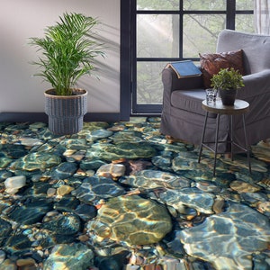 3D Grey Water Ripples 863 Floor Mural  Wallpaper Murals Rug & Mat Print Epoxy waterproof bath floor