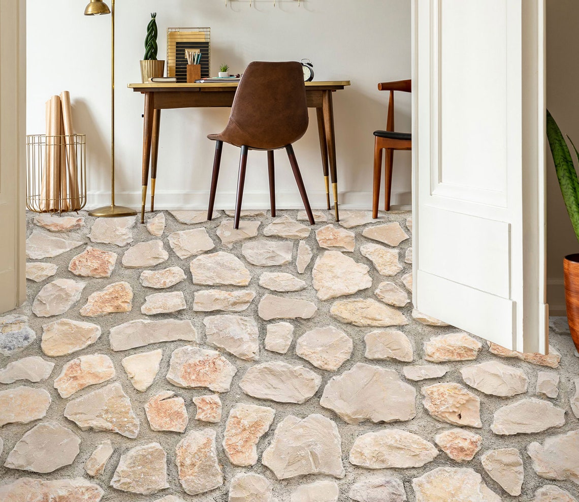 3d gentle stone color 9352 floor wallpaper murals etsy