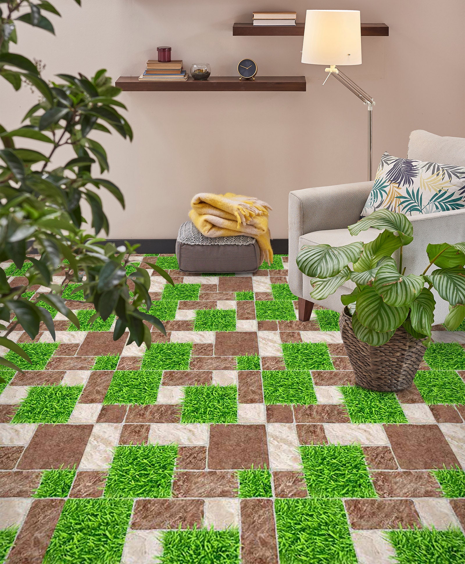 3D grüne Grasfliese 1979 Bodentapete Wandbilder selbstklebend abnehmbar  Küche Bad Boden Wasserfester Bodenteppich Mattendruck Epoxidharz 2024 -  Etsy Österreich, image size:1600x1939