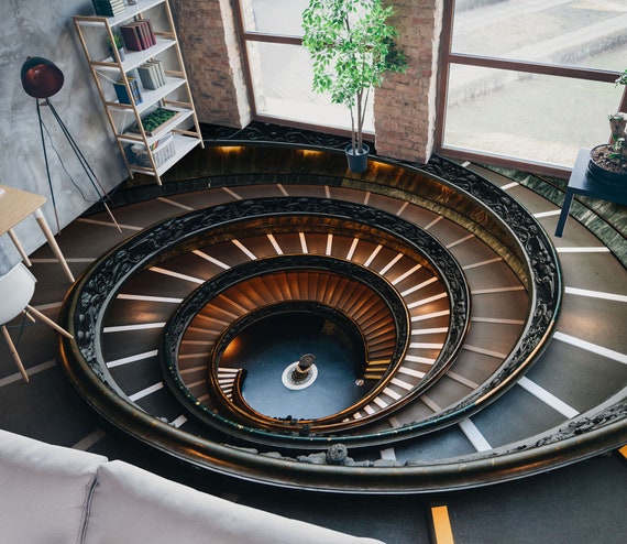 3D Secret Spiral Staircase 4050 Floor Wallpaper Murals - Etsy