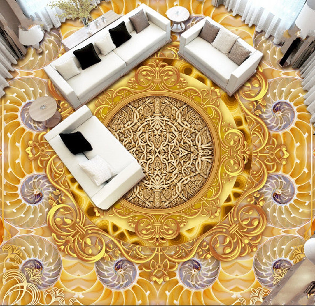 3D Golden Beach 618 Floor Mural  Wallpaper Murals Rug & Mat Print Epoxy waterproof bath floor