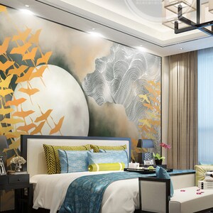 3D Golden Pigeon WG050 Wall Murals