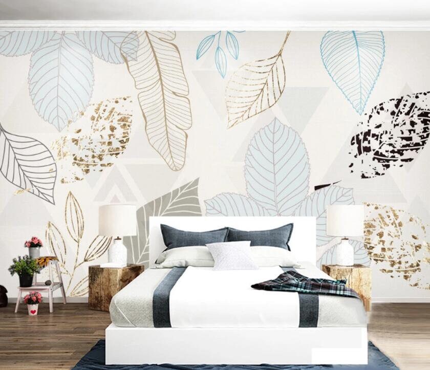 3D Graffiti Leaves 138 Wall Stickers main image 1