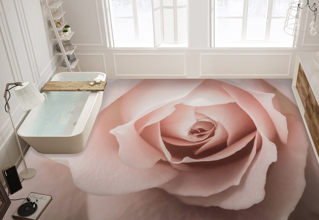 3D Elegant Flowers 329 Floor Mural  Wallpaper Murals Rug & Mat Print Epoxy waterproof bath floor