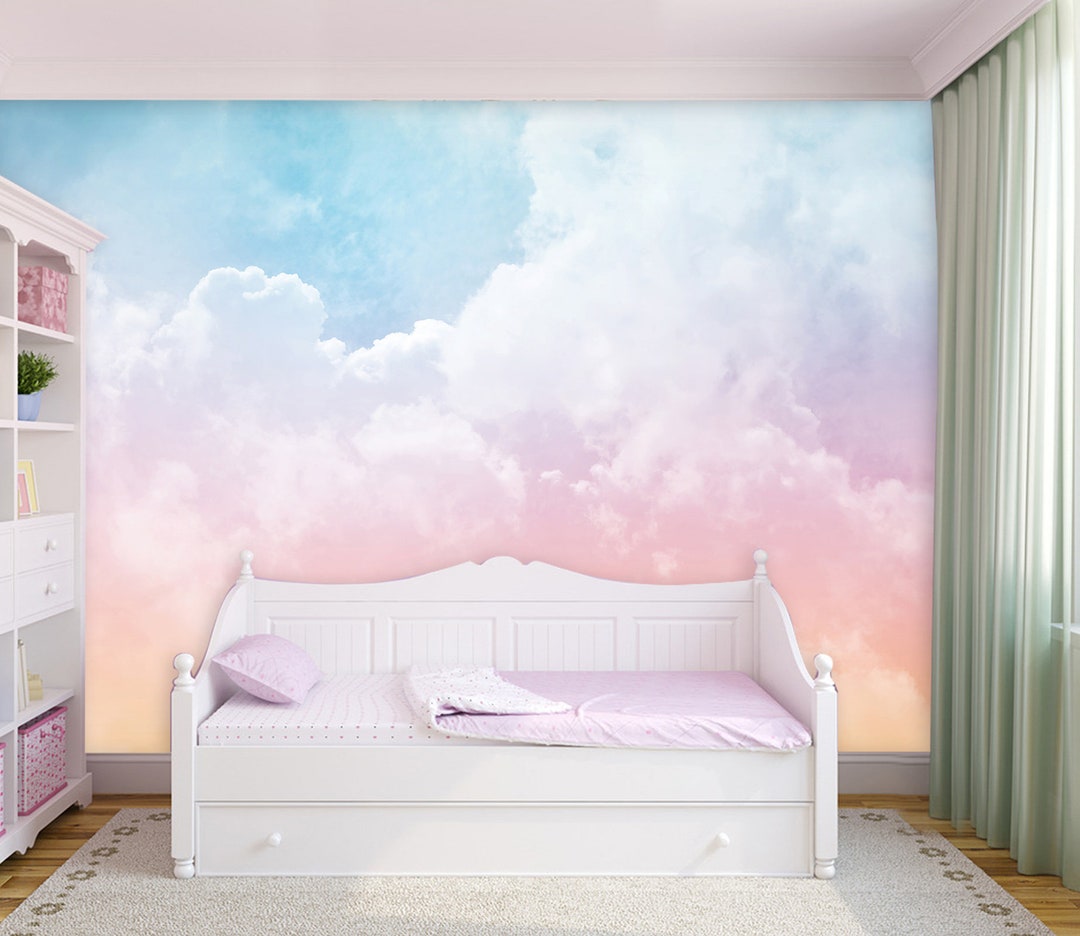 123x87312x219cm Pink Clouds 742 Wallpaper Mural - Etsy