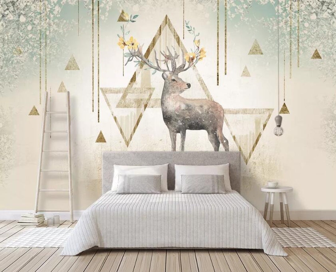 Antler Fawn WC440 Wallpaper Mural Self Adhesive Peel and Stick Wall ...