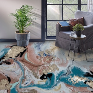 3D Art Texture 2175 Floor Wallpaper Murals Self-Adhesive Removable Kitchen Bath Floor Waterproof floor Rug Mat Print Epoxy 2024