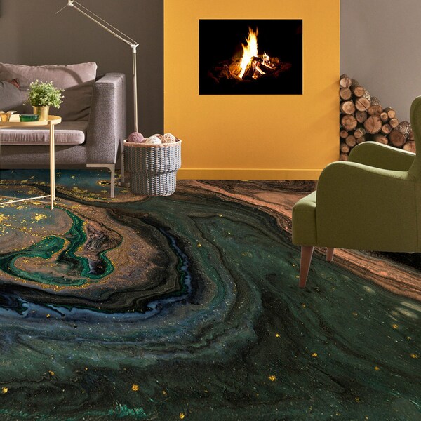 3D Fierce And Galloping Lake 354 Floor Mural  Wallpaper Murals Rug & Mat Print Epoxy waterproof bath floor