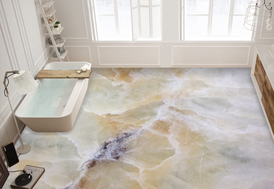 Fantasy Bubble Marble Texture Rubber Floor Mat