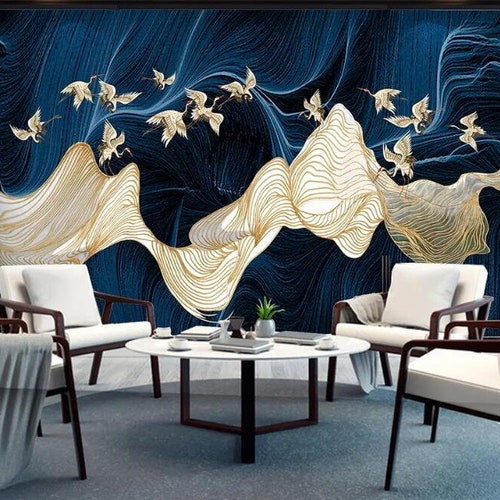 Carved Round 2911 Wallpaper Mural Self Adhesive Peel and Stick - Etsy