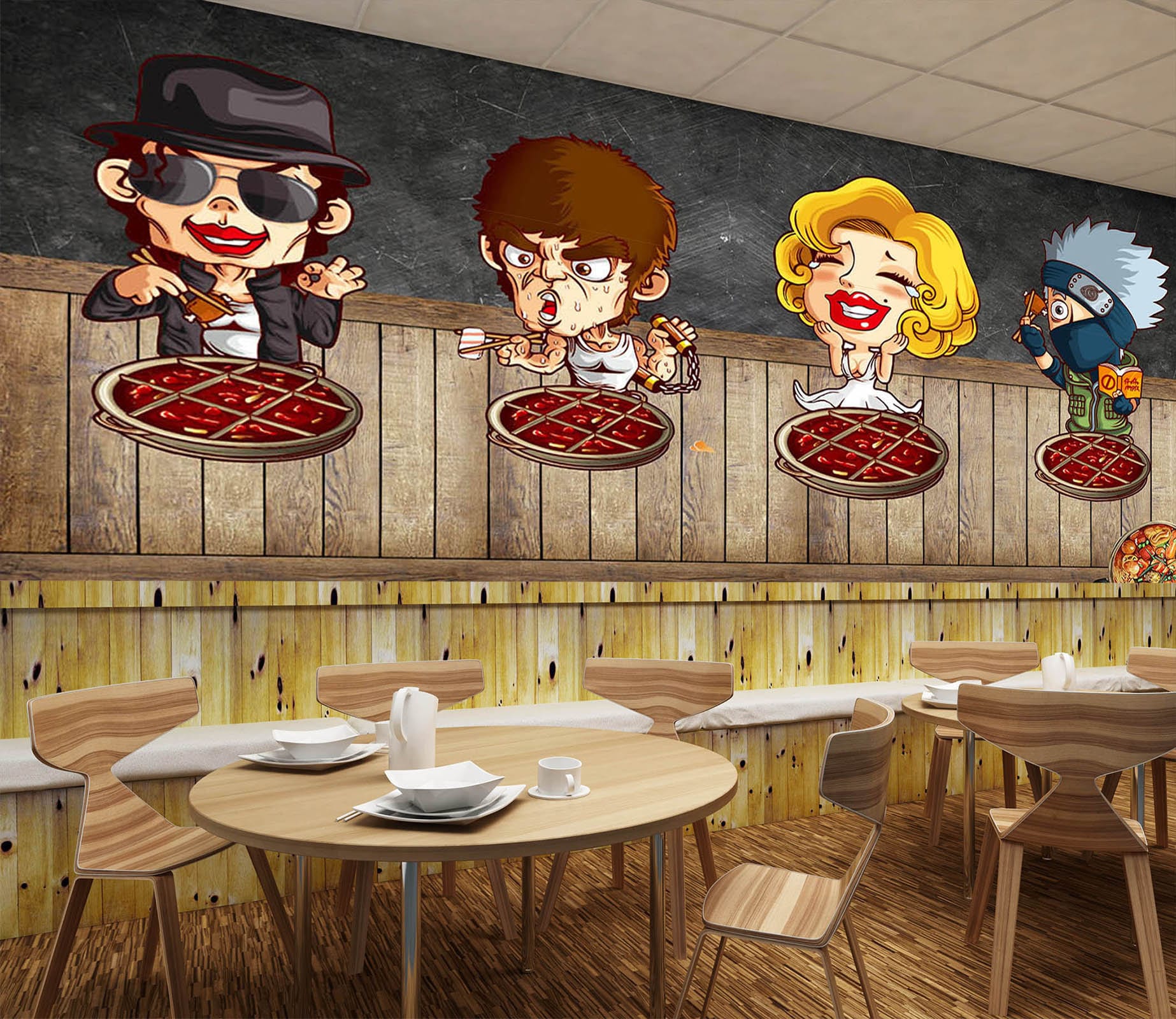 123x87312x219cm Spicy Hot Pot 678 Wallpaper | Etsy