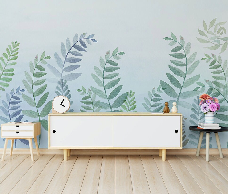 Green Grass 3335 Wallpaper Mural Self Adhesive Peel and Stick Etsy