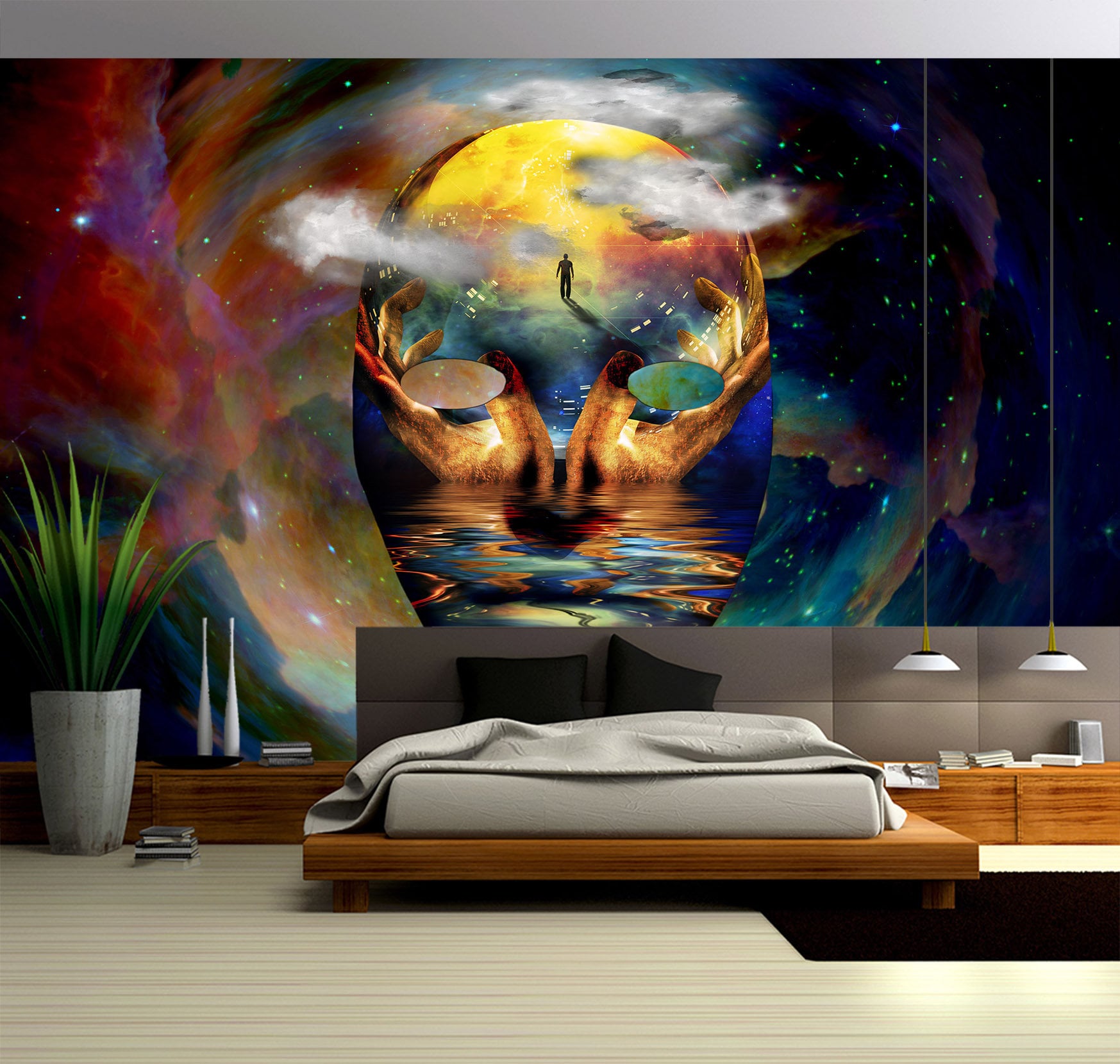 Fantasy Mask 6201 Wallpaper Mural Self Adhesive Peel and Stick | Etsy