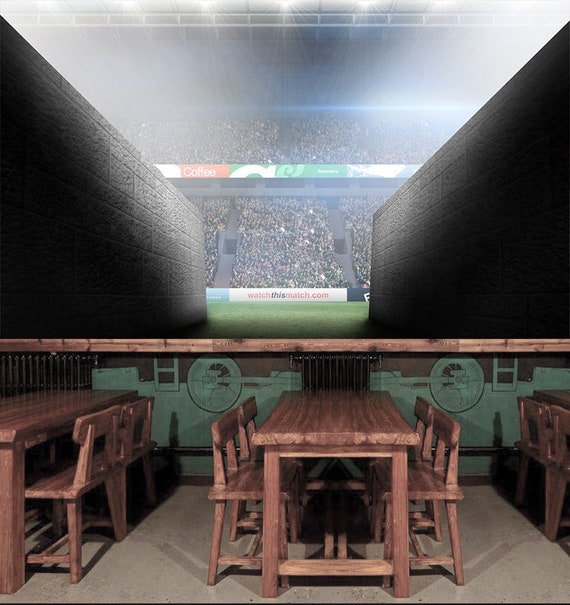 Football Lights 2275 Wallpaper Mural Self Adhesive Peel and | Etsy