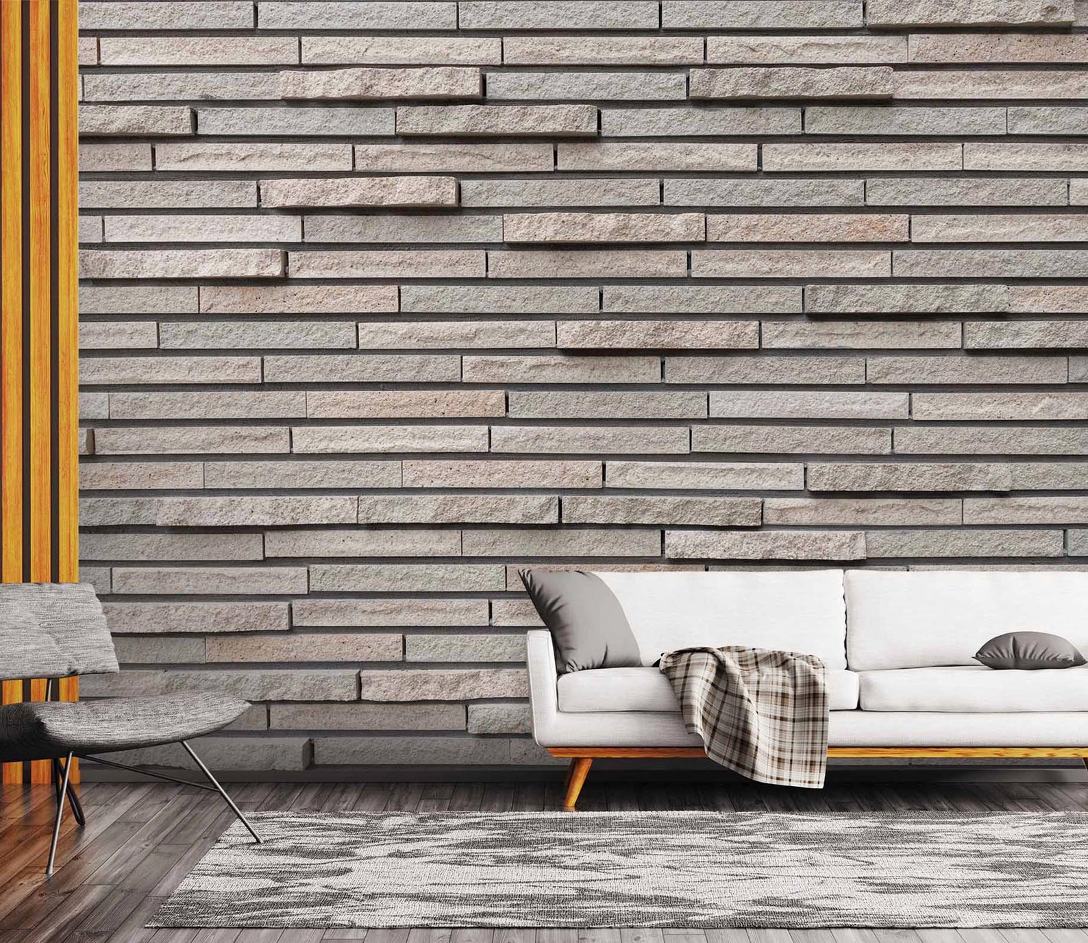 123x87312x219cm Bump Slab 1047 Wallpaper Mural Etsy