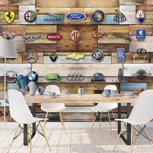 License Plate 2785 Wallpaper Mural Self Adhesive Peel and | Etsy