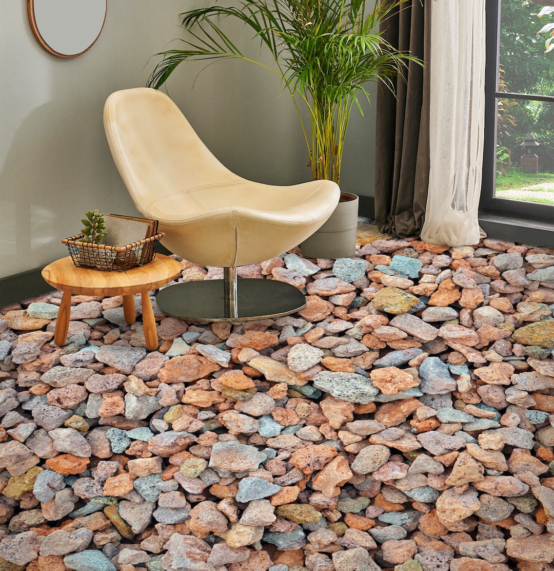 3D Simple Stone 2376 Floor Wallpaper Murals Self-adhesive Removable ...