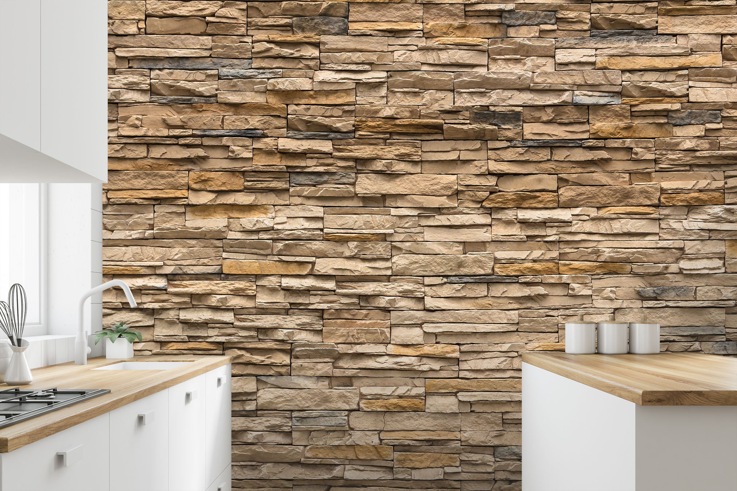 Brick Wall Texture 1289 Wallpaper Mural Self Adhesive Peel and Stick ...