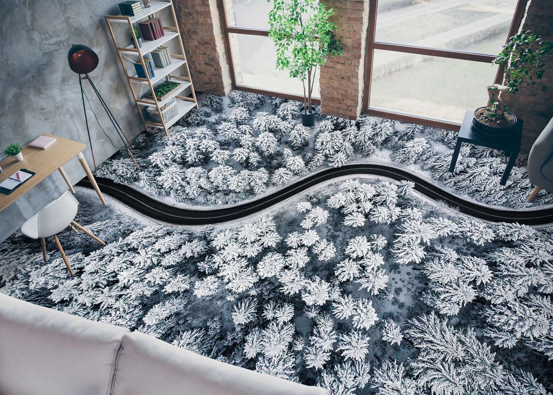 3D Wonderful Cedar Forest 6341 Floor Wallpaper Murals | Etsy