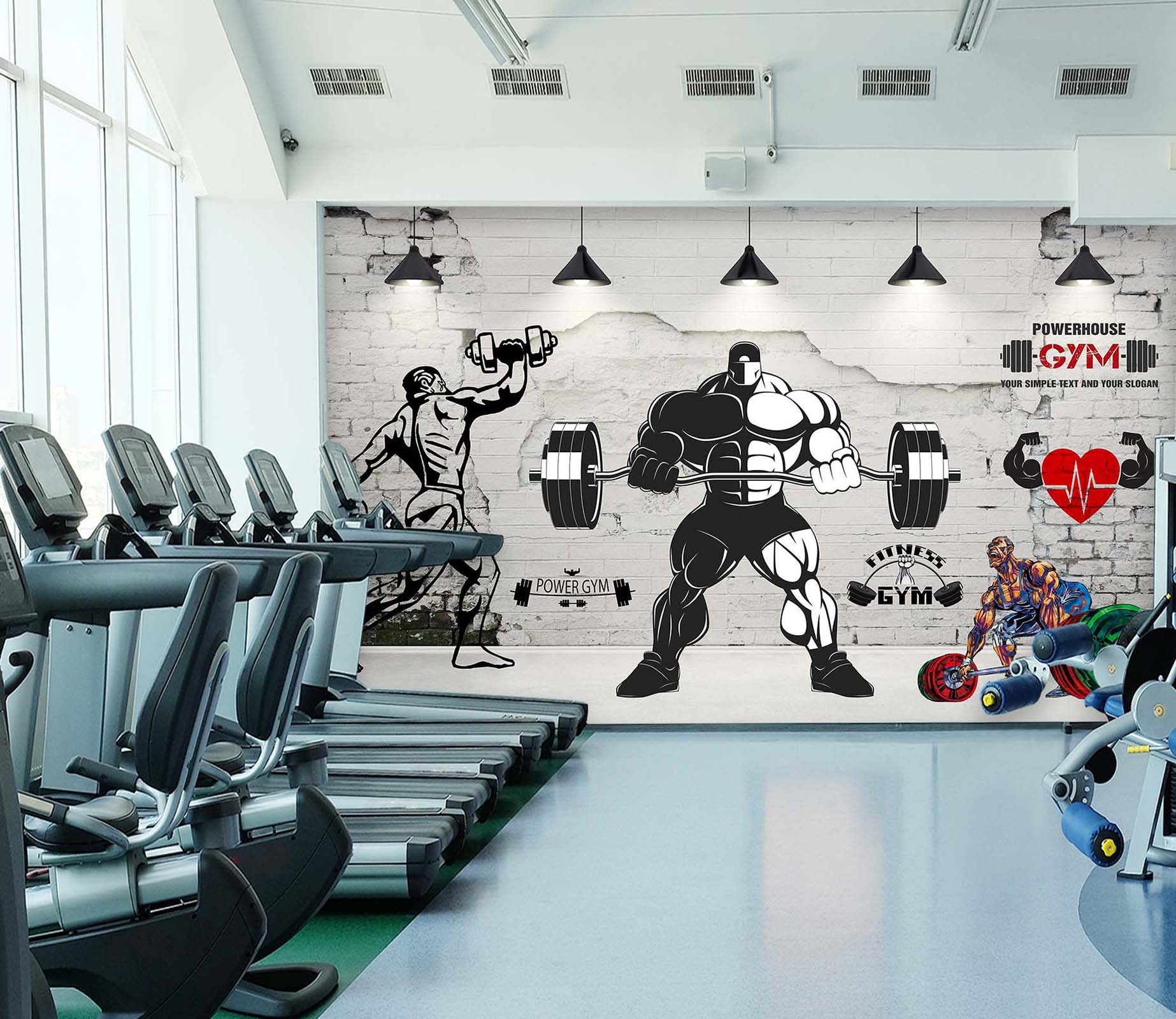 3D Fitness Painting 5041 Gym Sports Wallpaper Mural Self - Etsy Ireland 3D Fitness Painting 5041 Gym Sports Wallpaper Mural Self - Etsy Ireland