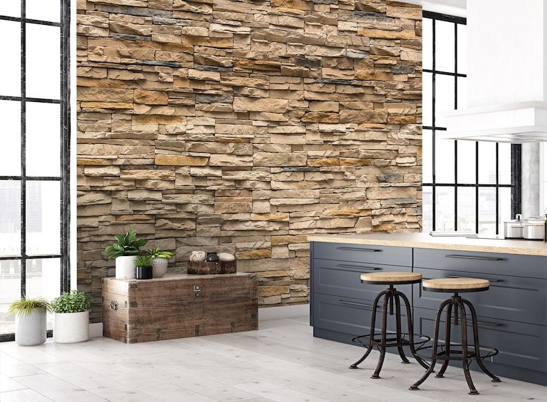 Brick Wall Texture 1289 Wallpaper Mural Self Adhesive Peel and Stick ...