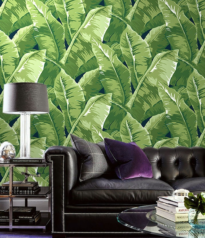 Dense Leaves 3349 Wallpaper Mural Self Adhesive Peel and Stick | Etsy
