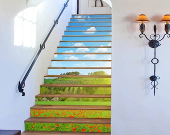 Scale In Pietra Grigia Adesivi Per Porte 3D Porta Murale Auto Autoadesiva 90 X 200 Cm Carta Da Parati In Vinile Murale Adesivi Per Porte Interne Art Applique Casa Arredamento Poster Foto Soggiorno Ca
