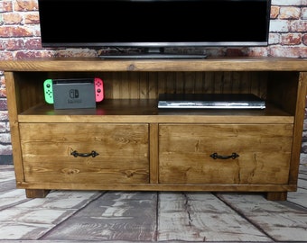 Handmade TV Stand/TV Cabinet with drawers