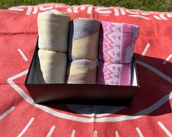 Juego de toallas Peshtemal de algodón turco, toallas de playa y baño tejidas a mano.