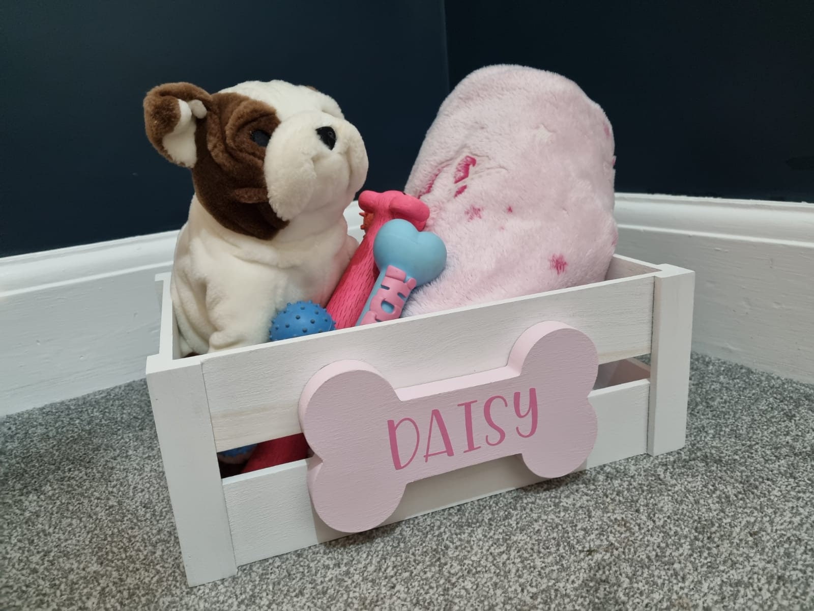 Personalised Dog Toy Box Dog Toy Box Pet Storage Etsy