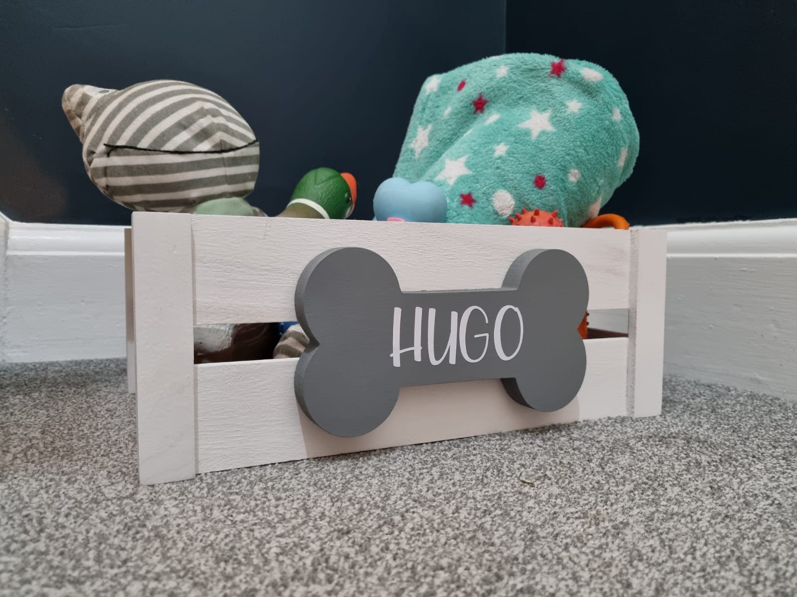 Personalised Dog Toy Box Dog Toy Box Pet Storage Etsy